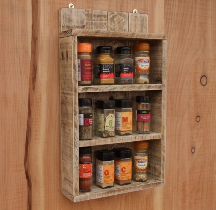 Diy Kitchen Shelves Made From Pallets Image Popular Items For Spice Shelf On Etsy - Pallet Design Ideas