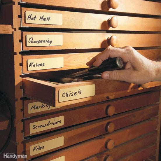 12 Ejemplos para almacenar correctamente las herramientas en el garage